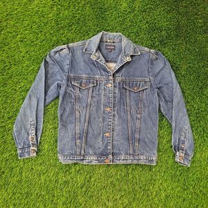 Vintage Calvin-Klein Denim Jacket Womens Medium 20x24 Blue